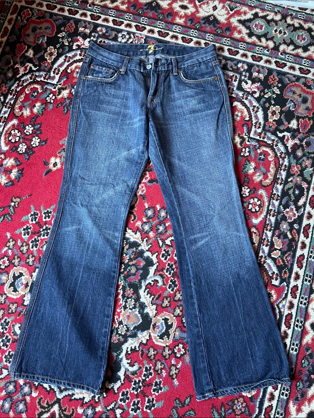 7 For All Mankind Lowrise Bootcut Jeans